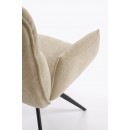 Стул HALMAR K574 темно-бежевый/черный, поворотный